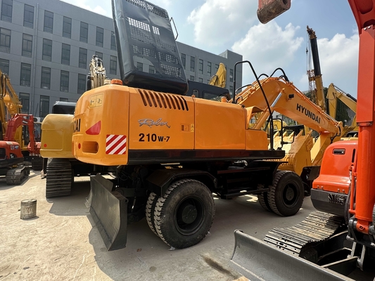 Original koreanischer Hyundai R210W-7 Radbagger in ausgezeichnetem Zustand