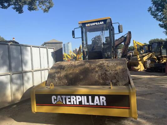 Original Japan Gebraucht Caterpillar CS-683E Einzeltrommel Straßenwalze In ausgezeichnetem Zustand