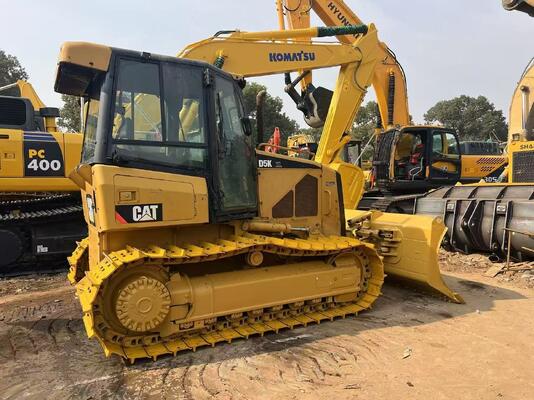 6-Wege-Schild Raupen-Dozer CAT D5K XL Originalfarbe